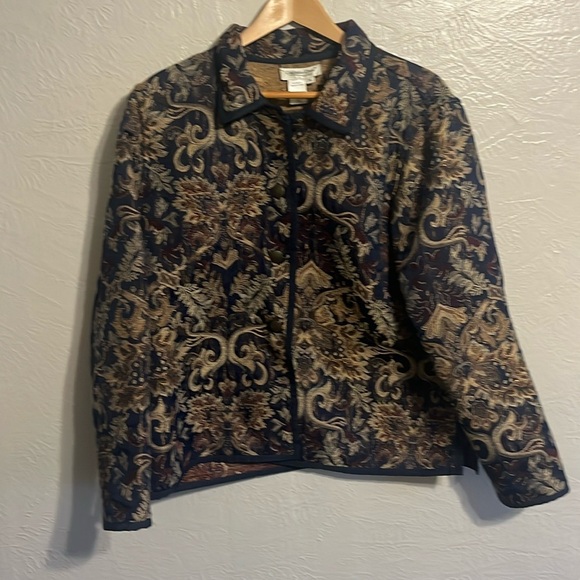 Jackets & Blazers - Coldwater Creek Tapestry Blazer XL